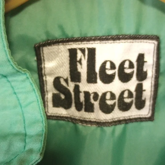 Fleet Street Rain or Shine Lined Jacket. Kelly Green, Pockets, Weather Resistant - Picture 4 of 5